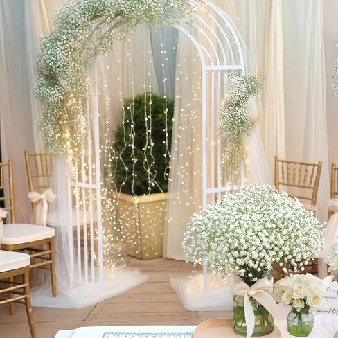 36 Pcs Mixed Color Artificial Baby's Breath Flowers, 12in Real Touch Gypsophila for DIY Wedding Floral Arrangements, Home Decor, UV Resistant, No Maintenance Needed in Saudi Arabia