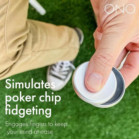 ONO Slider - لعبة فيدجيت محمولة باليد للبالغين | تساعد في تخفيف التوتر والقلق والتوتر | يعزز التركيز والوضوح | تصميم مدمج ومحمول | الألومنيوم الأسود in Saudi Arabia