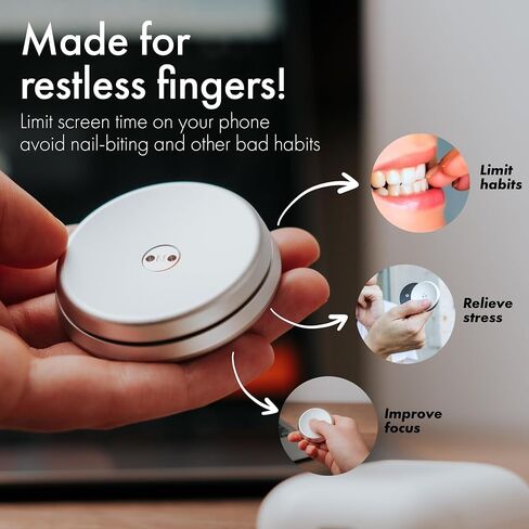 ONO Slider - لعبة فيدجيت محمولة باليد للبالغين | تساعد في تخفيف التوتر والقلق والتوتر | يعزز التركيز والوضوح | تصميم مدمج ومحمول | الألومنيوم الأسود in Saudi Arabia