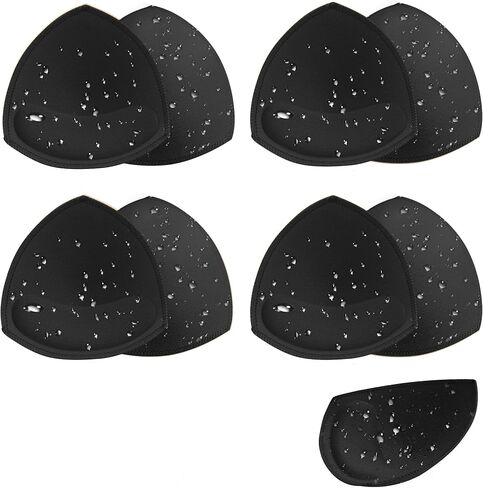 Waterproof Swimsuit Bra Pad Inserts 4 Pairs,Push up Sewn Padded Bathing Suit Insert for Swimsuits Sport Bikini in Kuwait