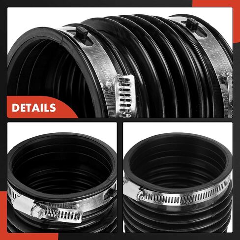 A-Premium Engine Air Clean Clean Hose مع المشابك متوافقة مع سلسلة Jeep WK Grand Cherokee 2005-2010 ، Commander Series 2006-2010 in Saudi Arabia