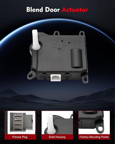 Air Door Actuator A/C HAVC Heater Blend Door Actuator Fit for 2000-2005 for Ford for Excursion,1999-2007 for Ford for F-250 Super Duty,1999-2007 for Ford for F-350 Super Duty 604-203,3C3Z19E616AA in Saudi Arabia