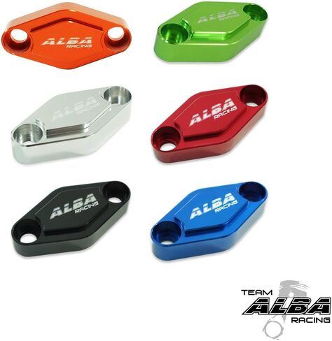 Billet ATV Parking Emergency E Brake Block Off Plate Silver Compatible with Yamaha YFZ450 YFZ450R, Raptor 700, 660, 350, 250, 125, Banshee, Warrior MADE IN USA in Kuwait