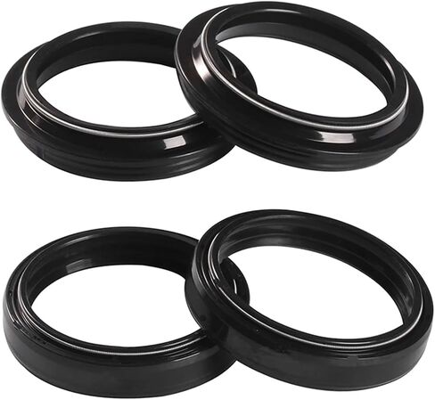 غلاف زيت الشوكة الأمامي والغبار لـ RM-Z250 RMZ 250 RMZ250 RM-Z450 RMZ 450 RMZ450 2013 2014 2015 2017 2017 2018-2023 (2PCS OIL 2PCS DUST) in Saudi Arabia