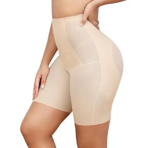 LEVAO High Waisted Tummy Control Shorts for Women Shapewear with Steel Bones, Seamless Body Shaper Panties Anti-Roll Down in Saudi Arabia