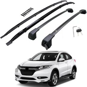 رفوف الأمتعة 4p التي تمت ترقيتها لعام 2016-2022 Honda HR-V HRV RAIR RAIN RACK RACK CROSS BARS CARGORIS in Kuwait