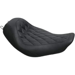 Mustang Motorcycle Seats 76735 Wide Tripper Solo Seat for Harley-Davidson Road King 1997-'07, Street Glide 2006-'07 & Screamin' Eagle 2000-'01 & 2004-'05, Diamond, Black in Saudi Arabia