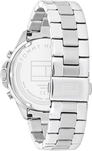 Tommy Hilfiger Women's Quartz Multifunction Watch - Stainless Steel Bracelet - 5ATM/50 Meters Water Resistance - Premium Fashion, Bold and Elegant - Gift for Her - 40mm in Saudi Arabia