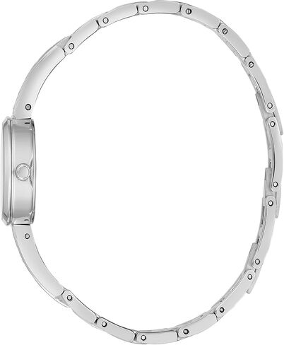 GUESS Ladies Jewelry Crystal Accented 22mm Watch – Silver Dial with Silver-Tone Crystal Stainless Steel Case & Bangle Bracelet in Saudi Arabia