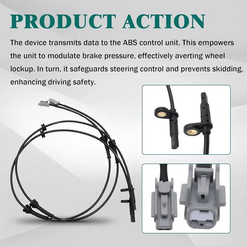 2 Pcs Front ABS Wheel Speed Sensor Left Right Fit for Nissan Altima 2013-2018,Nissan Maxima 2016-2022 Replace for ALS2554 479103TA0A 479103TA1A in Saudi Arabia