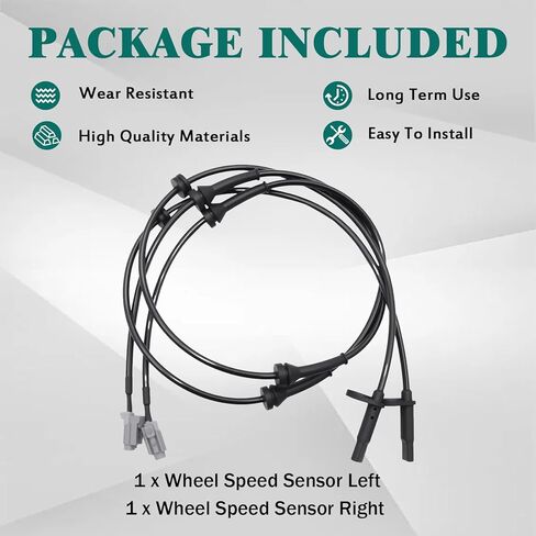 2 Pcs Front ABS Wheel Speed Sensor Left Right Fit for Nissan Altima 2013-2018,Nissan Maxima 2016-2022 Replace for ALS2554 479103TA0A 479103TA1A in Saudi Arabia