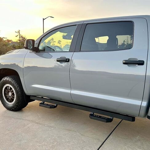 7 بوصات من لوحات التشغيل المتوافقة مع 2009-2018 RAM 1500 Quad Cab ، 2019-2023 1500 Classic ، لوحات الجري ، حانات الخطوة الجانبية in Kuwait