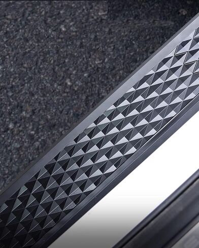Black Aluminum Running Board fits for Hyundai Santa Fe 2024 2025 Side Step Stairs 2PCS with Mounted Brackets in Saudi Arabia