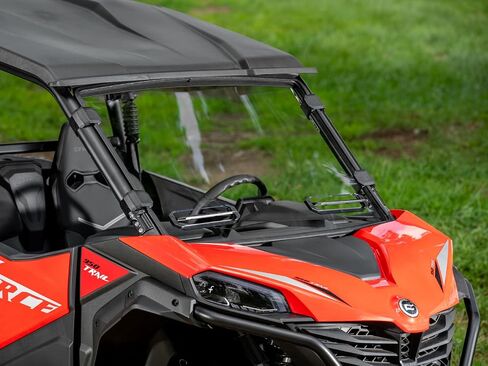 SuperATV Scratch Resistant Vented Full Windshield for CFMOTO ZForce 950 Sport | Made of 1/4" Polycarbonate | Comes Complete With All Hardware For Easy Installation | Includes Pre-installed Bulb Seal in Saudi Arabia