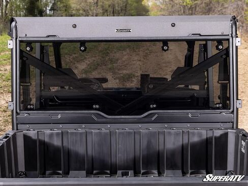 SuperAtv Polaris Ranger XP 1000 خلفي الزجاج الأمامي | 2023+ | البولي كربونات قياسي - داكن الصبغة in Saudi Arabia