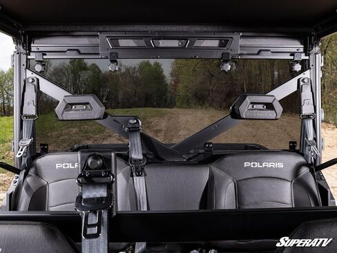 SuperAtv Polaris Ranger XP 1000 خلفي الزجاج الأمامي | 2023+ | البولي كربونات قياسي - داكن الصبغة in Saudi Arabia