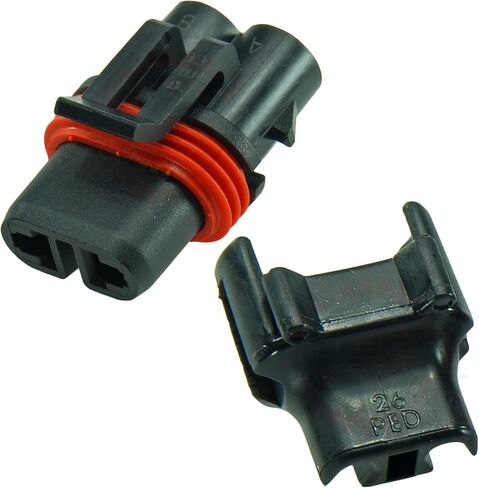 Ballenger Motorsports - متوافقة مع GM Delphi/Packard - 2 Way Metripack 280 Pigtain Connector for 880/884/885/890/892/893/899 المصباح الأمامي والفوغلو. in Saudi Arabia