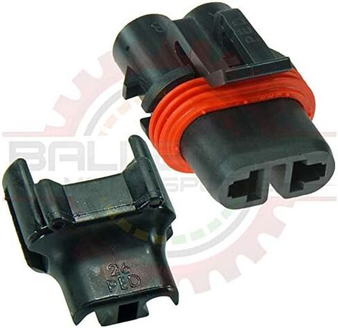 Ballenger Motorsports - متوافقة مع GM Delphi/Packard - 2 Way Metripack 280 Pigtain Connector for 880/884/885/890/892/893/899 المصباح الأمامي والفوغلو. in Saudi Arabia