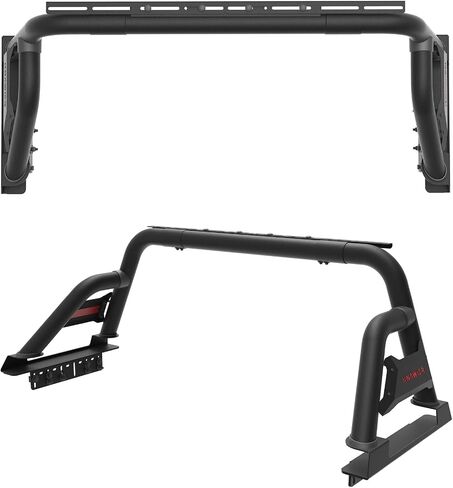 R10 Sport Bar Roll Bar for Full Size Pickup Truck, Adjustable Black Chase Rack Compatible with Ram 1500/2500/3500,Silverado,Tundra,F-Series,Sierra,Titan&Titan XD,Light Mounts in Saudi Arabia