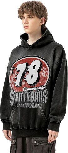 HODEIE HODIE MENSER MESS 78 بطولة أغطية الشارع الشارع هوديز y2k sweatshirt in Kuwait