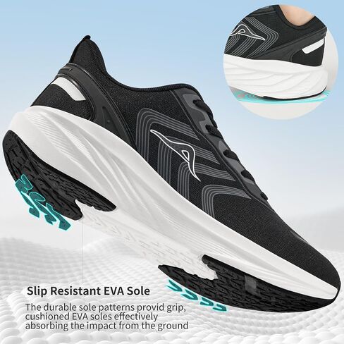 Ablanczoom Womens Walking Shoes Breathable Mesh Non-Slip Sole Lightweight Sneakers for Casual Athletic Workout in Saudi Arabia