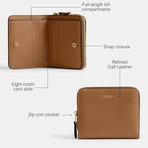 مدرب Billfold Wallet Bi-Fold ، B4/Honey Brown in Saudi Arabia