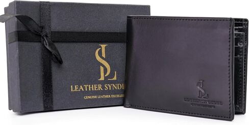Bifold Wallet for Men with Premium Cowhide Leather Slim Wallet, Minimalist Design, Multiple Card Slots, Stylish Durable Gift-Ready Men’s Wallet (Brown) in Saudi Arabia