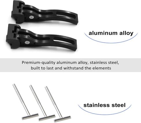 Shkalacar Truck Tonneau Cover Replacement Installation Accessory Rear Clamp Front Clamp, for Hard Tri-fold Quad-fold Truck Bed Cover Include Screw, T-Bolt and Tonneau Cover Clamp, 4X Rear Clamp in Saudi Arabia