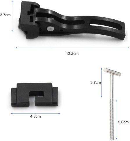 Shkalacar Truck Tonneau Cover Replacement Installation Accessory Rear Clamp Front Clamp, for Hard Tri-fold Quad-fold Truck Bed Cover Include Screw, T-Bolt and Tonneau Cover Clamp, 4X Rear Clamp in Saudi Arabia