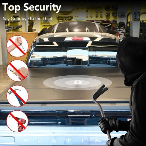 Hard Tri-fold Truck Bed Tonneau Cover Fits 2005-2025 Nissan Frontier (NO México) 5FT Bed in Kuwait