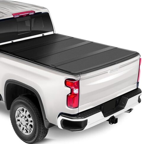 تغطية Tri-Fold Bed Tri-Fold Hard Tonneau يناسب 2005-2025 Nissan Frontier 6.1 ft bed in Kuwait