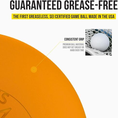 كرات لاكروس PEARL X بدون دهون من Guardian Innovations، 10 عبوات، بيضاء - الكرة الرسمية لبطولات NCAA - تلبي معايير NOCSAE ومعتمدة من SEI/NCAA/NFHS in Saudi Arabia
