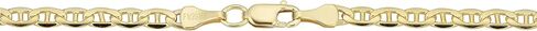 Kooljewelry 14k Yellow Gold Filled 3.3 mm Mariner Link Necklace (18, 20, 22, 24, 30 or 36 inch) in Saudi Arabia