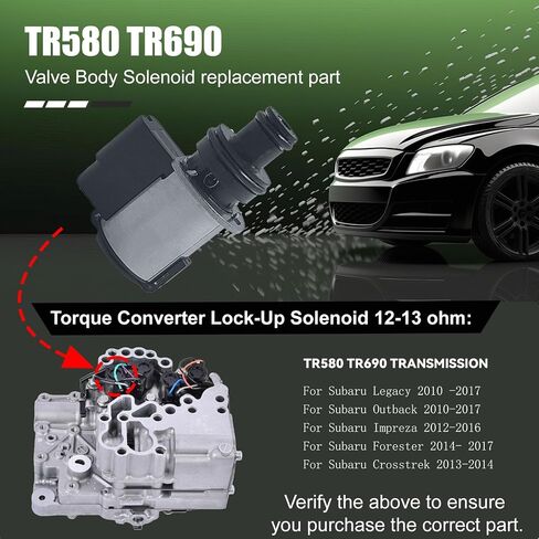 926-408 ملف اللولبي لاتحاد محول عزم الدوران (3.2-3.7Ω) لـ Subaru Lineartronic CVT TR580 TR690 31825AA050 محول عزم الدوران القابض لملف مقلوب القابض. in Kuwait