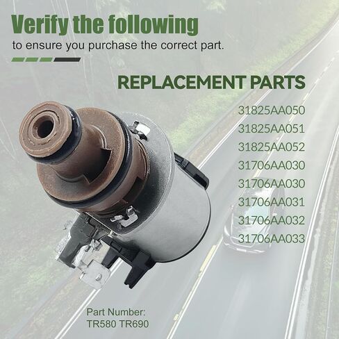 926-408 ملف اللولبي لاتحاد محول عزم الدوران (3.2-3.7Ω) لـ Subaru Lineartronic CVT TR580 TR690 31825AA050 محول عزم الدوران القابض لملف مقلوب القابض. in Kuwait