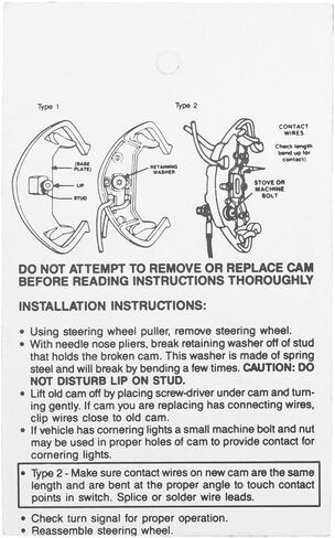 Brock Replacement Turn Signal Cam Compatible with 67-88 Pickup Truck Van SUV in Saudi Arabia