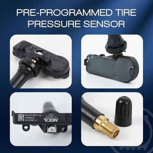 MOCA 4Pcs Tire Pressure Sensor Tpms 315Mhz Compatible with 2006-2016 for Cadillac, for Chevrolet, for GMC, for Saturn, for Pontiac - Express Escalade Acadia Sierra in Saudi Arabia
