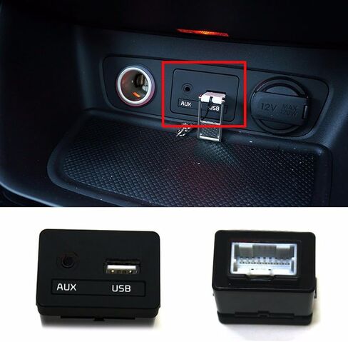Aux USB Reader Assy Black For KIA 2013-2014 Sorento OEM Parts in Saudi Arabia