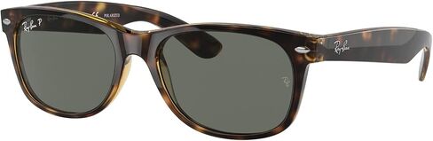 Ray-Ban RB2132 بنظارات شمسية: RB 2132 New Wayfarer 902/58 New Wayfarer Tortoise Polar GR و Ayewear Cleaning Kit in Saudi Arabia