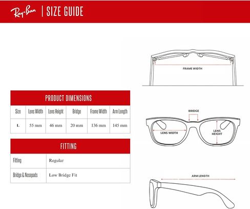 Ray-Ban RB2203F Square Asian Fit Low Bridge Sunglasses for Men for Women + Bundle with Designer Iwear Eyewear Kit in Kuwait