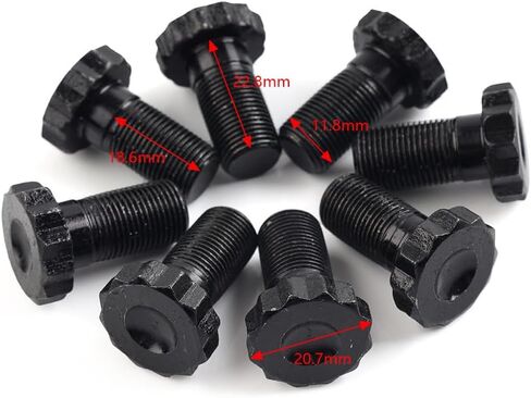 Cnsodo15 Metal Flywheel Clutch Bolt Replacement Black for HONDA Civic CRX for ACURA Motorcycle in Saudi Arabia