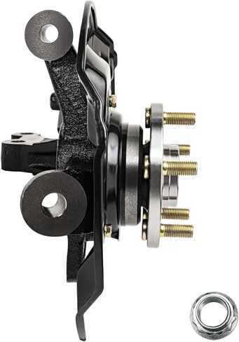 Detroit Axle - Front Right Steering Knuckle for 2003-2008 Toyota Corolla 2004 2005 2006 2007 Steering Knuckle & Wheel Bearing Hub Assembly Passenger Side Replacement in Saudi Arabia