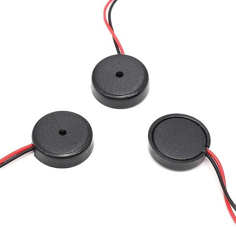 10PCS 1404 4000Hz Passive Buzzer with Wire Piezoelectric Speaker 14MM 14 * 4.0MM 14x4mm 30V Low Power Consumption Electronic DIY in Saudi Arabia