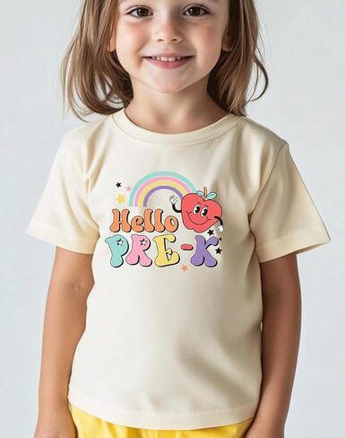 Kids Toddler Boys Girls Back to School Shirt First Day of Preschool T-Shirt Short Sleeve Top in Kuwait