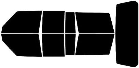 Rvinyl Window Tint Kit Compatible with Jeep Cherokee 1997-2001 4 Door - Black 5% - Single Ply No Bubble Film - Do it Yourself Vehicle Complete Precut Kit in Saudi Arabia