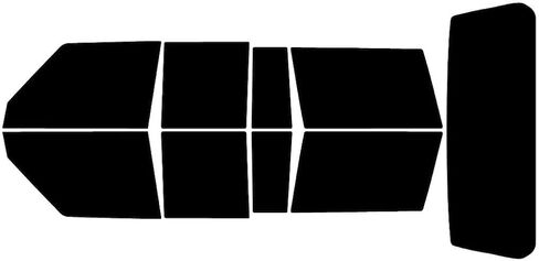 Rvinyl Window Tint Kit Compatible with Jeep Cherokee 1997-2001 4 Door - Black 5% - Single Ply No Bubble Film - Do it Yourself Vehicle Complete Precut Kit in Saudi Arabia