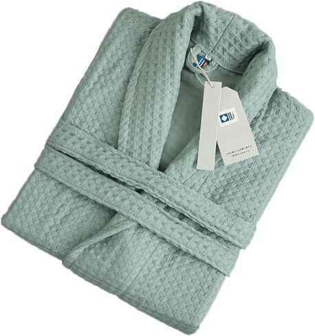 Xuemml Hotel Bathrobes للجنسين للبالغين ， رداء للرجال القطن 100 ٪ ， الكتان وافل Loungweal Loungwear in Kuwait