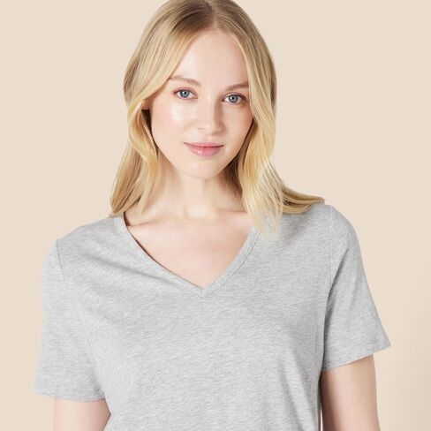 Amazon Essentials Women's Soft Cotton Blend تي شيرت قصير الأكمام ومجموعة ملابس نوم بانت in Kuwait