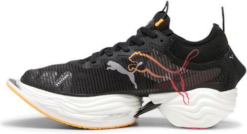 PUMA Womens Fast-R Nitro Elite 2 Ff Running Sneakers Shoes - Black in Saudi Arabia