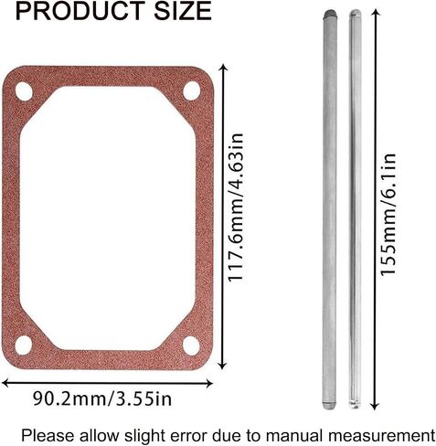 مجموعة قضيب الدفع وغطاء صمام حشية 690981 690982 498745 690971 Rocker Cover Gasket يحل محل 273486 مع Brig & Straton in Saudi Arabia